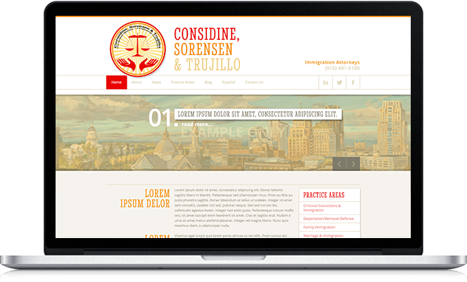 CST Attorneys website design